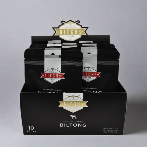 Aitch's Wagyu Sliced Biltong (10Pcs)