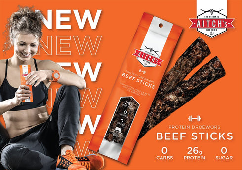 Aitch's Protein Droëwors Beef Sticks (10pcs)