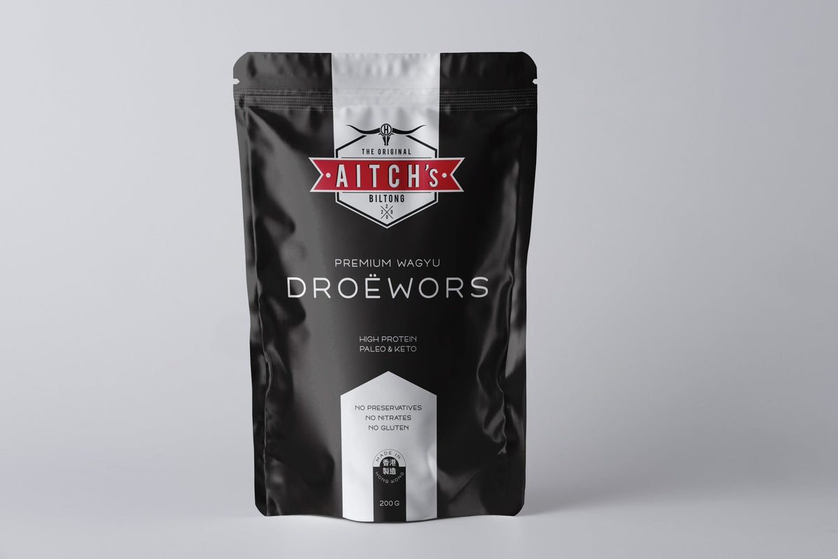 Aitch's Wagyu Droëwors – Aitch's Biltong Limited